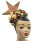 Preview: Stern Fascinator für Weihnachten